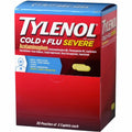 Lil' Drug Store Tylenol Cold & Flu Severe Single-Dose Packets, Red, 30 / Box, LIL64568