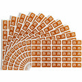 Smead ETS Color-Coded Year Labels, Brown, 1 Pack, SMD67925