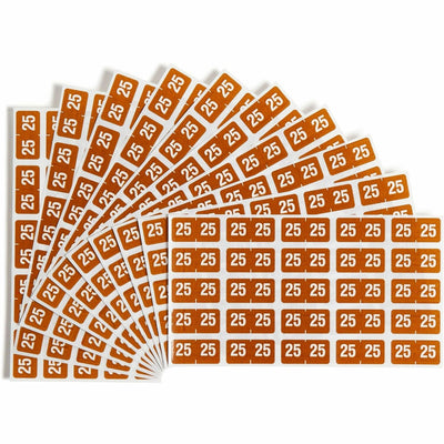 Smead ETS Color-Coded Year Labels, Brown, 1 Pack, SMD67925