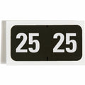 Smead ETYJ Color-Coded Year Labels, Black, 1 Roll, SMD68325