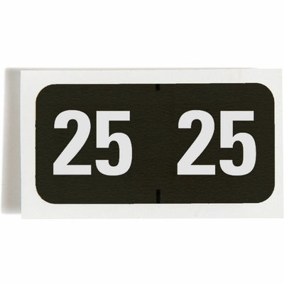Smead ETYJ Color-Coded Year Labels, Black, 1 Roll — view 1