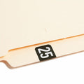 Smead ETYJ Color-Coded Year Labels, Black, 1 Roll, SMD68325