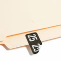 Smead ETYJ Color-Coded Year Labels, Black, 1 Roll, SMD68325