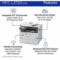 Brother MFC-L3720CDW Wireless LED Multifunction Printer - Color, BRTMFCL3720CDW