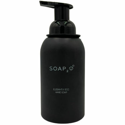 SOAP2O Ceramic Soap Bottle, Black, SOAS2O350BD