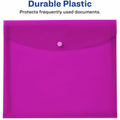 Avery Letter, A4 Recycled Filing Envelope, Plum, 4 / Pack, AVE73556