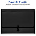 Avery Letter, A4 Expanding File, Black, AVE73553
