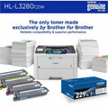 Brother HL-L3280CDW Desktop Wireless Laser Printer - Color, BRTHLL3280CDW