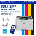 Brother HL-L3280CDW Desktop Wireless Laser Printer - Color, BRTHLL3280CDW