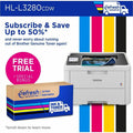 Brother HL-L3280CDW Desktop Wireless Laser Printer - Color, BRTHLL3280CDW