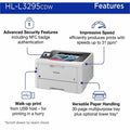Brother HL-L3295CDW Desktop Wireless Laser Printer - Color, BRTHLL3295CDW