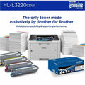 Brother HL-L3220CDW Desktop Wireless Laser Printer - Color, BRTHLL3220CDW