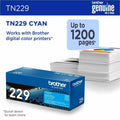 Brother Original Standard Yield Laser Toner Cartridge - Cyan -, BRTTN229C
