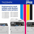 Brother Original Standard Yield Laser Toner Cartridge - Multi-pack - Black, Cyan, Magenta, Yellow - 4 / Pack, BRTTN2294PK