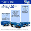 Brother Original High Yield Laser Toner Cartridge - Twin-pack - Black - 2 / Pack, BRTTN229XL2PK