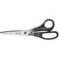 Acme United Westcott 8" Straight All-purpose Value Scissors, Stainless Steel, 3 / Pack, ACM16907