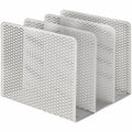 Artistic Urban Coll. Punched Metal File Sorter, White, AOPART20009WH
