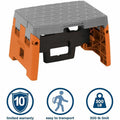 Dorel Cosco 1-Step Molded Folding Step Stool, Orange, CSC11903BGO1E