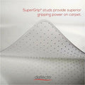Deflecto SuperMat Medium Pile Carpet Chairmat, Clear, DEFCM14142