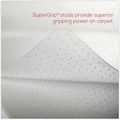 Deflecto SuperMat Medium Pile Carpet Chairmat, Clear, DEFCM14142