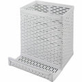 Artistic Urban Collec. Pencil Cup With Phone Stand, White, AOPART20014WH
