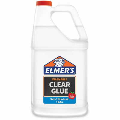 Elmer's Liquid School Glue, Clear Glue, Washable, Great for Making Slime, 5 Ounces, EPI2022931