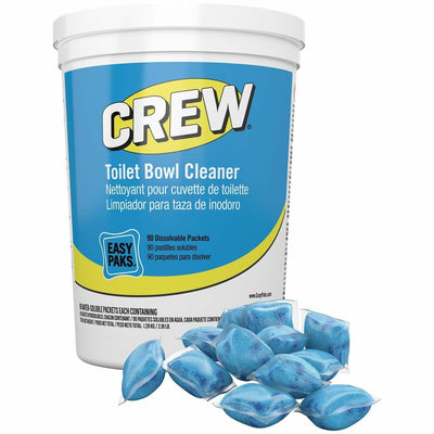 Diversey Crew Easy Paks Toilet Bowl Cleaner, Blue, 90 / Pack, DVOCBD540731