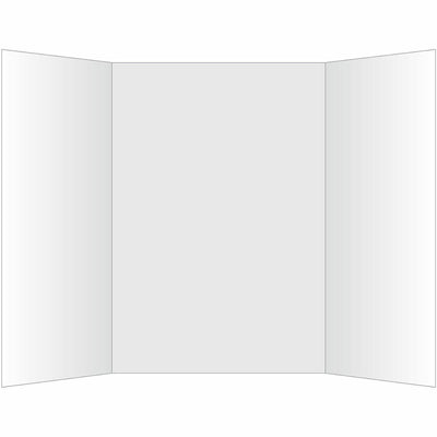 Geographics Royal Brites Tri-Fold Project Boards, 12 / Carton, GEO27136