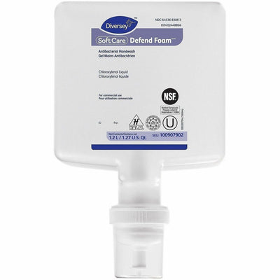 Diversey Soft Care Defend Antibacterial Handwash, Clear, 6 / Carton, DVO100907902
