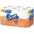 Kimberly-Clark Scott ComfortPlus Toilet Paper, White, 4 / Carton, KCC47618