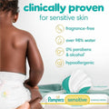 Procter & Gamble Pampers Baby Wipes Sensitive, White, 56 / Pack, PGC87076