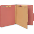 Universal 2/5 Tab Cut Letter Classification Folder, Red, 10 / Box, UNV10250