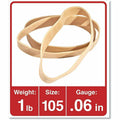 Universal Standard Rubber Bands, Beige, 55 / Pack, UNV01105