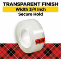 3M Highland Economy Invisible Tape, Clear, 12 / Pack, MMM6200K12