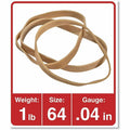 Universal Standard Rubber Bands, Beige, 80 / Pack, UNV00464