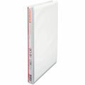 Universal Economy Round Ring View Binder, 3 Rings, 0.5" Capacity, 11 x 8.5, White, UNV20952