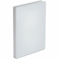 Universal Economy Round Ring View Binder, 3 Rings, 0.5" Capacity, 11 x 8.5, White, UNV20952