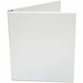 Universal Economy Round Ring View Binder, 3 Rings, 0.5" Capacity, 11 x 8.5, White, UNV20952