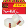 3M Scotch Super-Hold Tape, Clear, 24 / Pack, MMM700K6