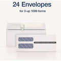 TOPS Adams Envelope, White, 24 / Pack, TOP2222PS3