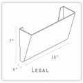 ERA Storex Magnetic Legal Wall Pocket, Unbreakable Smoke, STX70326U06C