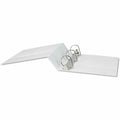 Universal Slant D-Ring View Binder, 3 Rings, 3" Capacity, 11 x 8.5, White, UNV20748