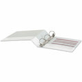 Universal Economy Round Ring View Binder, 3 Rings, 2" Capacity, 11 x 8.5, White, UNV20982