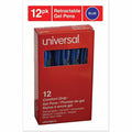 Universal Comfort Grip Gel Pen, 1 Dozen, UNV39913