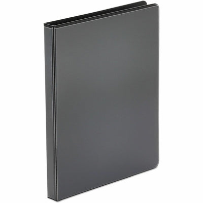 Universal Economy Round Ring View Binder, 3 Rings, 0.5" Capacity, 11 x 8.5, Black, UNV20951