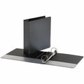 Universal Economy Round Ring View Binder, 3 Rings, 2" Capacity, 11 x 8.5, Black, UNV20981