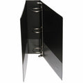 Universal Economy Round Ring View Binder, 3 Rings, 2" Capacity, 11 x 8.5, Black, UNV20981