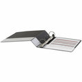 Universal Economy Round Ring View Binder, 3 Rings, 2" Capacity, 11 x 8.5, Black, UNV20981