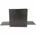 Universal Economy Round Ring View Binder, 3 Rings, 2" Capacity, 11 x 8.5, Black, UNV20981