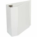 Universal Slant D-Ring View Binder, 3 Rings, 4" Capacity, 11 x 8.5, White, UNV20994